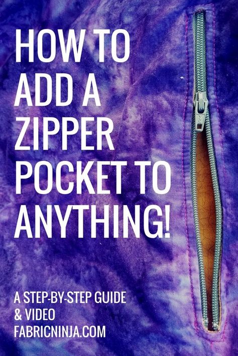 Zippers Tutorial, Diy Pockets, Sewing Zippers, Sewing Pockets, Diy Sewing Gifts, Diy Wallet, How To Make Purses, Beginner Sewing, Beginner Sewing Projects Easy