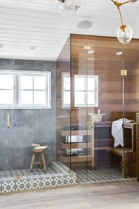 35+ Best Master Bathroom Ideas & Designs That You Must Try Drømme Bad, Ship Lap, Build A Fireplace, Sauna Design, Surf House, Bathroom Trends, Trendy Bathroom, Bath Room, Home Spa