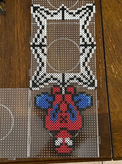 Hama Beads Light Switch Frame, Spider Man Fuse Beads, Marvel Melty Beads, Framed Perler Bead Art, Perler Bead Patterns Light Switch Cover, Perler Bead Outlet Cover, Marvel Beads Pattern, Black Panther Perler Beads, Spider Man Pearler Beads