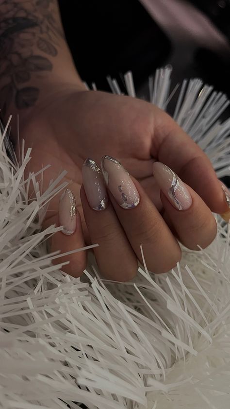 white nails milk new year Milk Nails Design, Blueberry Milk Nails, Milk Nails, Rice Milk, Milk Bath, Baby Milk, Nail Arts, How To Do Nails, You Nailed It