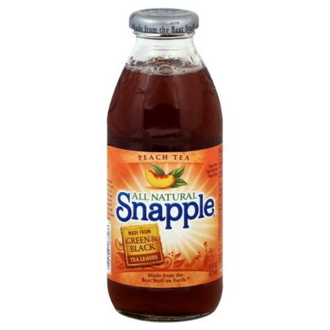 Snapple Ice Tea  Peach 16 Oz All Natural Flavor Real Brewed Pack of 6 Strawberry Drinks, Black Tea Leaves, Peach Ice Tea, Peach Tea, Free Tea, 7 Eleven, Juice Drinks, Ice Tea, Chick Fil A