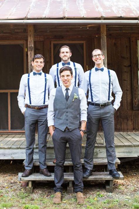 country groomsmen attire shirt with blue suspenders butterfly claire diana photography Wedding Groomsmen Attire Grey, Country Groomsmen Attire, Groomsmen Attire Suspenders, Groomsmen Attire Grey, Country Groomsmen, Rustic Wedding Groomsmen, Groomsmen Fashion, Groomsmen Suspenders, Wedding Groomsmen Attire