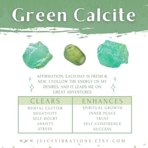 Pistachio Calcite Crystal Meaning, Green Calcite Crystal Meaning, Green Calcite Meaning, Calcite Crystal Meaning, Calcite Jewelry, Light Green Crystals, Green Calcite Crystal, Green Citrine, Citrine Crystal Necklace