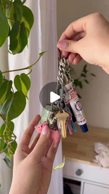 Hope Watson on Instagram: "for the people who never leave home without some lip balm!! <3 

#keychain #chapstick #lipbalm #lipbalmkeychain #diy #diycrafts #inspiration #summerstyle" Lip Balm Keychain Diy, Lip Balm Keychain, Hangout Ideas, Diy Keychain, July 12, Content Creation, Lip Balm, Hobbies, The Balm