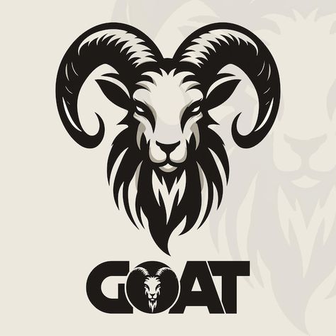 Coat logo design | Premium Vector #Freepik #vector #animal-logo #animal-logo-design #mascot-logo #sheep-logo Goat Logo Design, Logo Design Inspiration Sports, Sheep Logo, Predator Artwork, Goat Logo, Free Logos, Deadpool Wallpaper, Flower Pens, Print Design Art