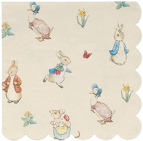 Peter Rabbit Characters, Rabbit Birthday Party, Meri Meri Party, Peter Rabbit Birthday, Rabbit Birthday, Peter Rabbit Party, Peter Rabbit And Friends, Kids Party Food, Fun Birthday Party