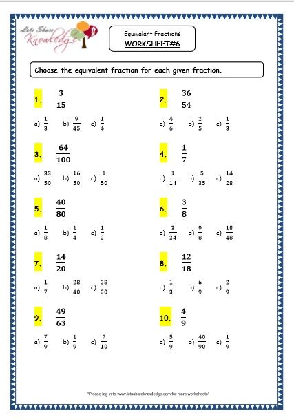 Grade 4 Maths Resources (2.2 Equivalent Fractions Printable Worksheets) Equivalent Fractions Worksheet, Fractions Worksheets Grade 4, Fractions Worksheets Grade 5, Line Plot Worksheets, 4th Grade Fractions, 3rd Grade Fractions, Fraction Word Problems, Simplifying Fractions, Maths Resources