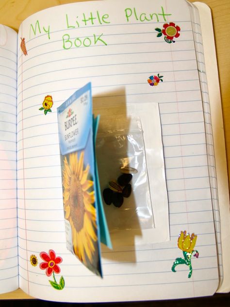 Teaching Science With Lynda: Seed Book out of a Seed Packet-Great Idea for Interactive Notebooks Science Plants, Elementary Science Teacher, Elementary School Science, Science Notebook, Science Notebooks, Interactive Science, Interactive Science Notebook, Plant Book, Farm Crafts