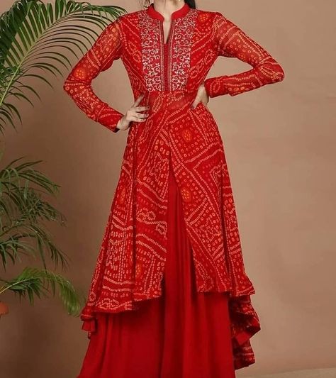 Bandhani Dress Pattern, Latest Maxi Dresses, Simple Lehenga, Long Frock Designs, Bandhani Dress, Long Gown Design, Simple Frocks, Style Guru, Fancy Dresses Long