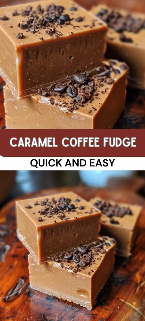 Fudge Business Ideas, Coffee Fudge Recipes Easy, Coffee Candy Recipe, Caramel Coffee Fudge, Classic Fudge Recipes, Candy Filling Recipes, Fall Fudge Recipes, Carnation Fudge Recipe, Best Fudge Recipes Ever