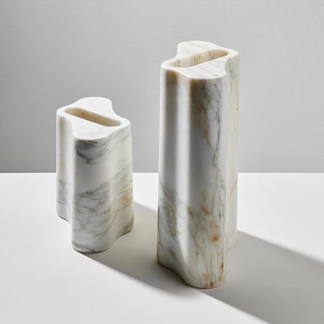 Collection Particulière on Instagram: “TAKE ME HOME / NEW COLLECTION EVE #vases by @christophedelcourt #white #calacatta #marble 📸 by @francisamiand for @collection_particuliere” Marble Vase Design, Christophe Delcourt, Marble Vase, Nero Marquina, Outdoor Mirror, Incense Holders, Tall Vases, Vase Design, Marble Table