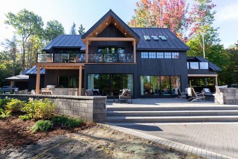 Hgtv Dream Home 2022, Mountain Home Exterior, Hgtv Dream Homes, Lake Houses Exterior, Modern Lake House, Cabin Exterior, Hgtv Dream Home, Cottage Exterior, Lake House Plans