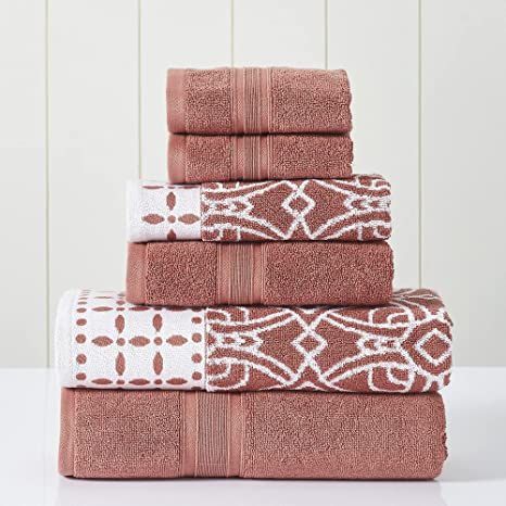 dradnatS ,yalC eornoM teS lewoT diloS/drauqcaJ deyD nraY eceiP-6 sdaerhT nredo M Best Bath Towels, Wash Clothes, Linen Store, Thread & Yarn, Cotton Bath Rug, The Other Half, Cotton Bath Towels, Bath Linens, Other Half