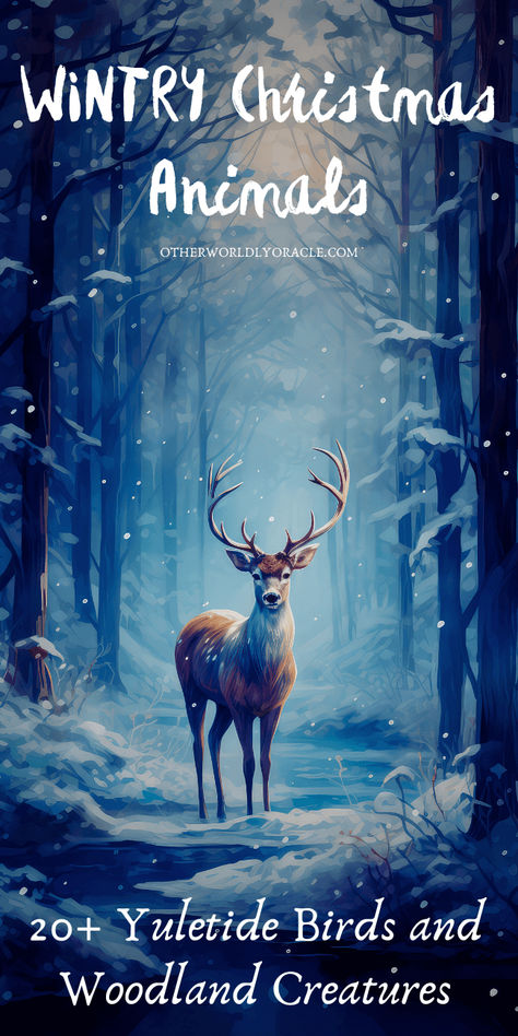 When the Winter Solstice knocks at the door, we hunker down and prepare for the cold days ahead. As does the wildlife. But before we completely go into hibernation, let’s meet some of the Winter Animals, the magical Christmas creatures that share some of our most beloved Yuletide legends and lore. So even when these mystical creatures are hibernating over the Winter, their spirits are still with us…sharing the very essence of the holiday season. Celebrating Yule, Pagan Holidays, Happy Winter Solstice, Hedge Witch, Animal Symbolism, Winter Animals, Winter Magic, Mystical Creatures, Magical Christmas