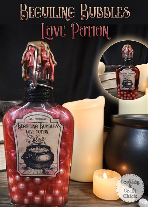 Halloween Potion Wine Bottles Diy, Potion Bottle Ideas For Halloween, Disney Potion Bottles, Witches Potion Station, Diy Halloween Potion Bottles Ideas, Fake Potions Diy, Potion Bottle Ideas, Witch Bottles Diy, Halloween Bottles Diy