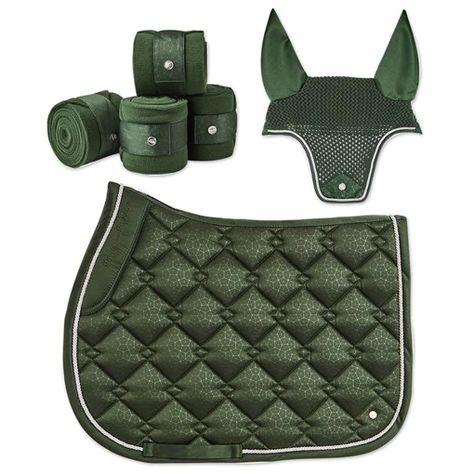 Dark Emerald Diamond Print Luxe Horse Gear Matching Set Sage Green Saddle Pad, Dark Green Horse Tack, Horse Tack Sets English, Matching Horse Tack, Horse Tack Sets, English Tack Sets, Horse Clothes, Native Outfits, English Horse Tack