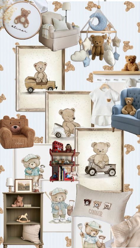 Teddy Bear Nursery Theme, Teddy Bear Nursery, Girl Nursery Themes, Teddy Bear Girl, Bear Nursery, Bear Girl, Baby Girl Nursery