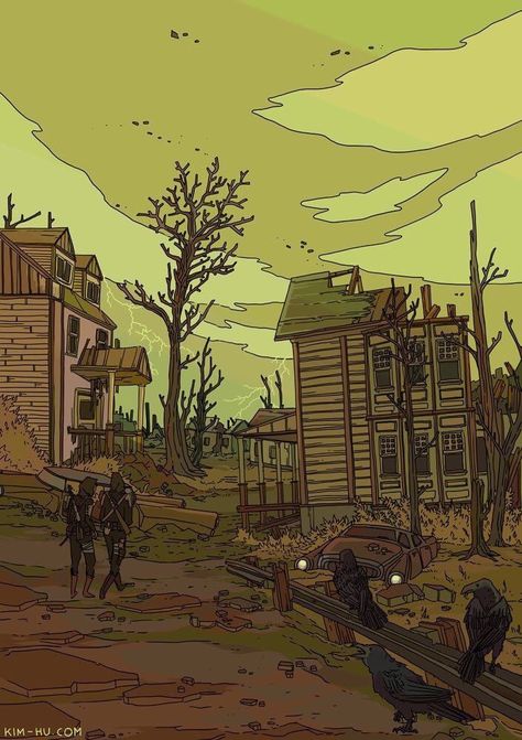 Apocalypse Landscape, Apocalyptic Art, Post Apocalyptic Art, Fallout Art, New Vegas, Post Apocalypse, Fallout 4, The Apocalypse, Background Art