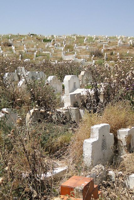 Muslim Cemetery - Fez, Morocco Muslim Cemetery, Cemeteries Photography, Muslim Pictures, Black And White Picture Wall, Cemetery Headstones, Islamic Artwork, Old Cemeteries, Cemetery Art, Photo Art Gallery