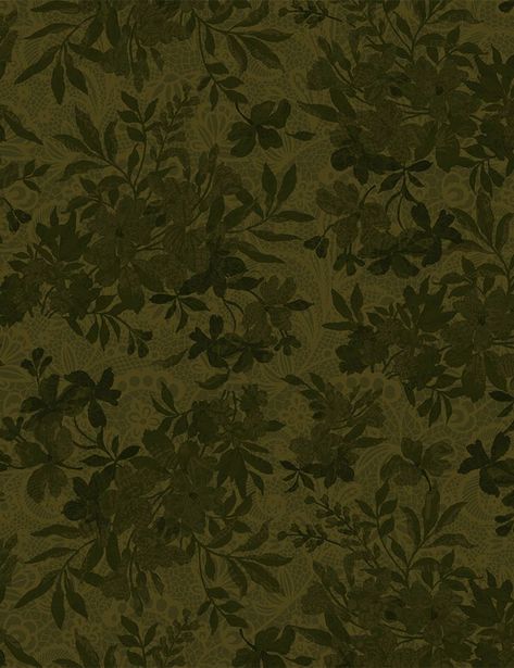 Fabric Textures, Floral Quilt, Sewing Material, Dark Floral, A Prayer, Fabric Texture, Timeless Treasures, Ipad Wallpaper, Green Aesthetic