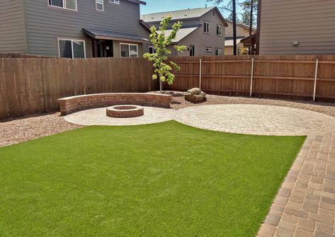 Backyard Turf, Backyard Arizona, Turf Backyard, Outdoor Patio Ideas Backyards, Arizona Backyard, Patio Decor Ideas, Pavers Backyard, Garden Floor, Easy Landscaping