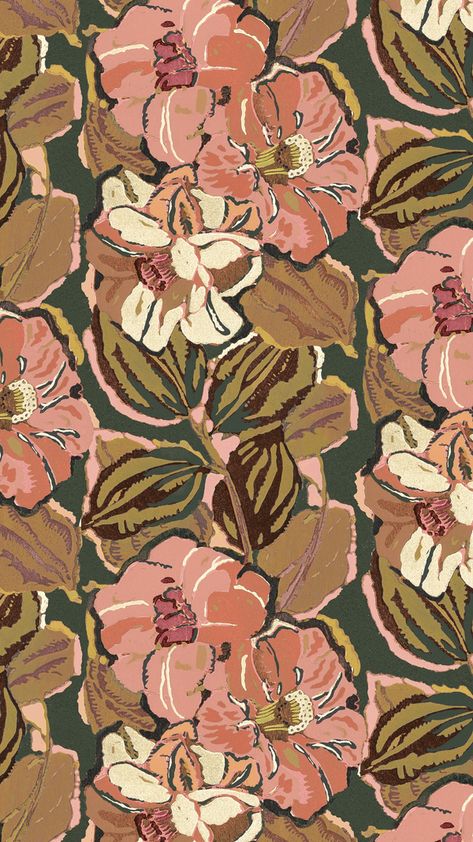 Feminine Iphone Wallpaper, Feminine Background, Floral Iphone Wallpaper, Fleurs Art Nouveau, Vintage Feminine, Floral Textile, Vintage Flowers Wallpaper, Aesthetic Floral, Background Floral