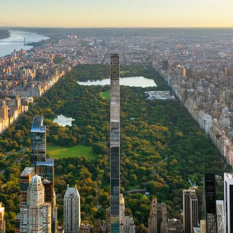 Central Park Billionaire’s Row Penthouse is a Statement of Absolute Opulence – Suckstobebroke Central Park Tower, 111 West 57th Street, Claudio Silvestrin, Shop Architects, British Architecture, High Building, Timber Buildings, Tower Building, Frank Gehry