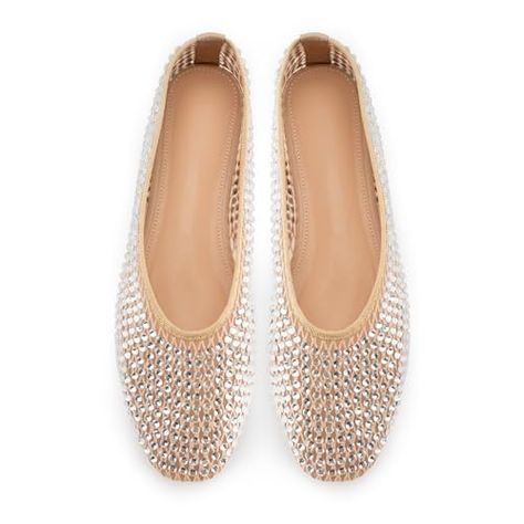 Rhinestone Ballet Flats, Always Forward, Party Wedding Dress, Flats For Women, Glitter Party, Wedding Dress Shoes, Ballerina Flats, Luxury Store, Wedding Party Dresses