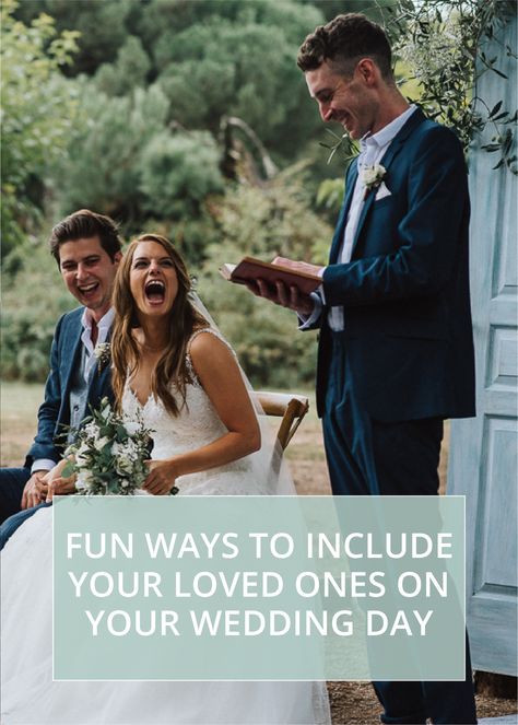 Ways To Include Friends In Wedding, Wedding Party Alternatives, How To Include Friends In Your Wedding, Fun Wedding Ceremony Ideas, Roles In A Wedding, Family Only Wedding, Wedding Party Roles, Blended Family Sand Ceremony, Family Roles