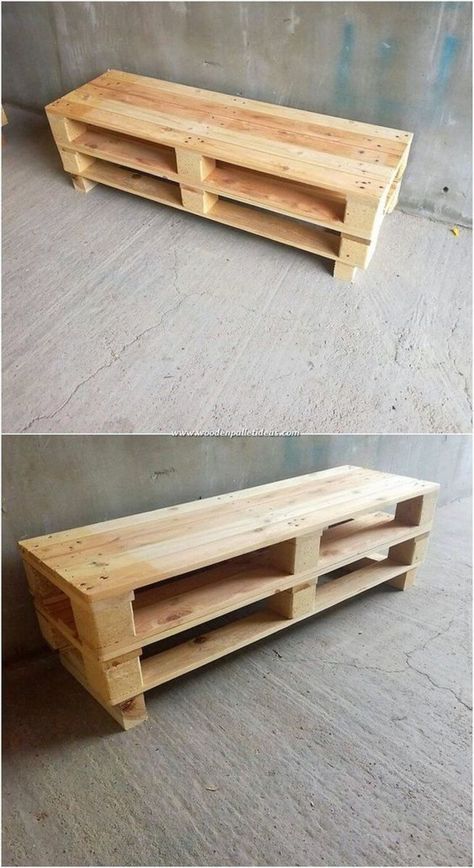 Pallets Seats, Tv Stand Out Of Pallets, Pallet Furniture Tv Stand, Diy Wood Pallet Projects, Pallet Furniture Designs, Pallet Patio Furniture, Pallet Projects Furniture, Wooden Pallet Furniture, House Outdoor