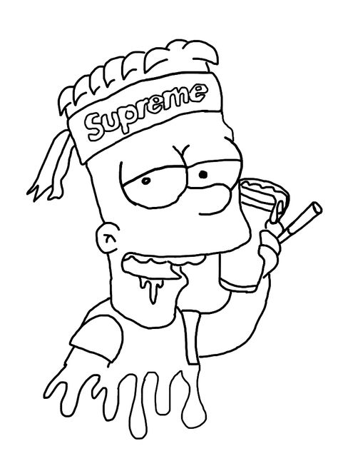 Bart Simpson Tattoo, Bart Simpson Drawing, Simpson Drawing, Cow Skull Tattoos, Simpsons Tattoo, Simpsons Drawings, Cow Skull, Skull Tattoos, Bart Simpson