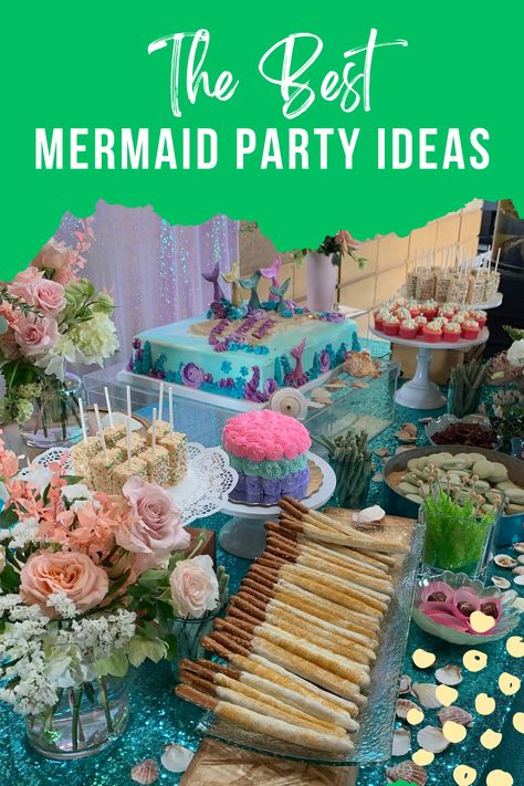 Bring the magic of the ocean to life with these DIY mermaid birthday party ideas. Simple and fun ways to create a splash at your celebration. Purple Mermaid Birthday Party, Birthday Party Ideas Simple, Mermaid Birthday Food, Diy Mermaid Birthday Party, Mermaid Party Ideas, Mermaid Birthday Party Food, Mermaid Party Food, Girls Mermaid Party, Mermaid Birthday Party Ideas