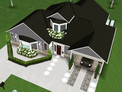 Sims Freeplay House Ideas, Casas The Sims Freeplay, The Sims Freeplay, Sims Mobile, Sims Freeplay Houses, Sims Free Play, Sims Ideas, Casas The Sims 4, Sims House Plans