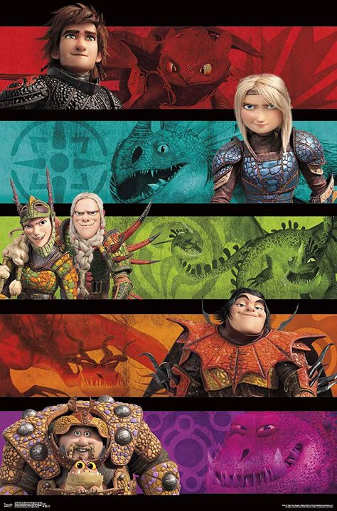 How to train your Dragon 3 Hicks Und Astrid, Character Collage, Httyd Art, Hiccup And Toothless, Hiccup And Astrid, Dreamworks Dragons, Httyd Dragons, Dragon Trainer, Dragon Rider