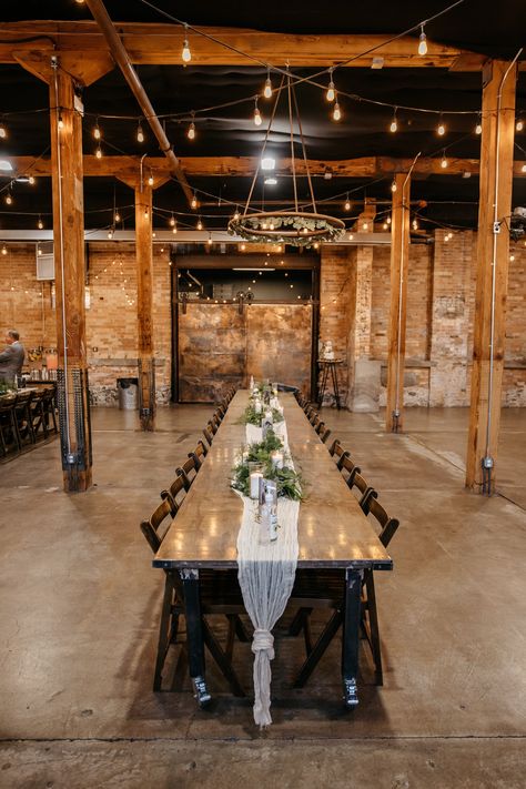 Event Spaces Ideas, Small Venue Space, Small Event Space Design, Event Space Decor, Event Venue Business, Venue Business, Event Space Design, Event Venue Spaces, Glass Garage Door