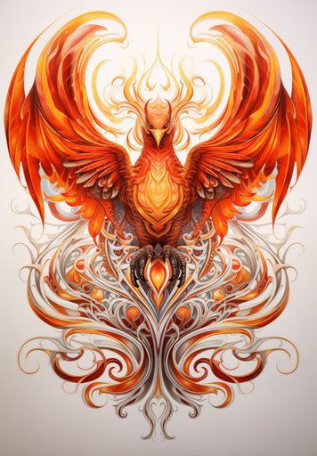 Phoenix Tattoo Blueprint Set – IMAGELLA Phoenix Foot Tattoo, Fire Phoenix Tattoo Feminine, Fenix Tattoo Design, Fenix Art, Phoenix Pictures, Tato Phoenix, Japanese Phoenix Tattoo, Tattoo Sizes, Fenix Tattoo