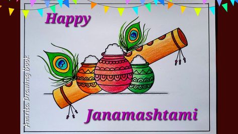 #Janamashtami #krishnajanmashtami #happyjanmashtami #dahihandi #Janamashtami2023 #matki #drawing #easydrawing #howtodraweasy  #poster #postermaking #competition #howtodraw  #amritadrawingbook #matkidrawing #easy #peacockfeathers #peacockfeather #matkidrawingeasy Janamashtami Easy Drawing, Dahi Handi Drawing For Kids, Janmashtami Drawing Ideas For School, Janmashtami Drawing For Kids, Dahi Handi Drawing, Janmashtami Drawing, Book Paintings, Hindi Poems For Kids, Blackboard Art