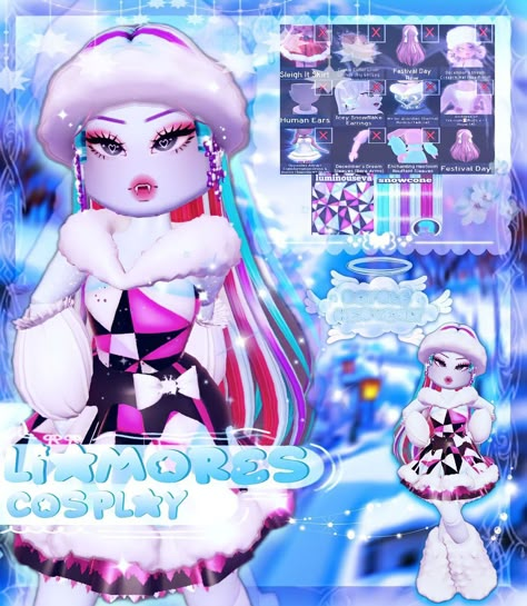 Rochelle Goyle Royale High, Royale High Outfits With Ugc, Clawdeen Wolf Royale High, Monster High Rh Outfits, Hero Vs Villain Royale High, Clawdeen Royale High, Royal High Monster High, Alice In Wonderland Royale High, Storybook Characters Royale High