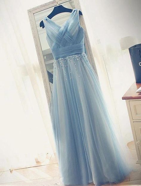 Formal Dresses Light Blue, Flowy Prom Dresses, Light Blue Prom, Inexpensive Prom Dresses, Affordable Evening Dresses, Chic Prom Dresses, Glamorous Evening Dresses, Light Blue Prom Dress, Long Party Dress