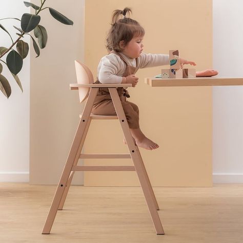 Wooden Baby High Chair, Child Furniture, Hair Chair, Wood High Chairs, Modern High Chair, Convertible High Chair, Helper Tower, Scandi Nursery, Modern Dollhouse Furniture