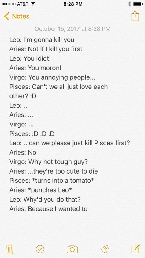 #aries Zodiac Sign Conversations, Aries X Pisces, Leo X Pisces, Zodiac Conversations, Pisces Boyfriend, Zodiac Signs Funny Situations, Aries Boyfriend, Leo And Pisces, Pisces And Aries