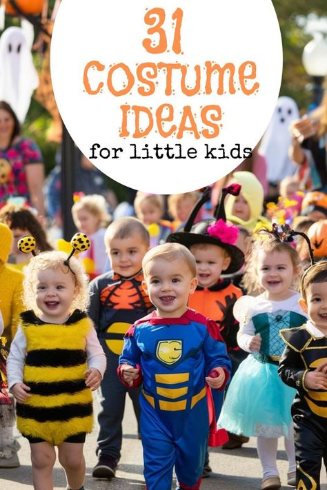 Baby Halloween Costumes 12 Month Halloween Costume, Easy Diy Toddler Halloween Costumes, Kindergarten Halloween Costumes, Easy Toddler Costumes, Creative Toddler Halloween Costumes, Toddler Diy Halloween Costumes, Halloween Costumes For Toddler Girl, Toddler Boy Costume Ideas, Toddler And Baby Halloween Costumes