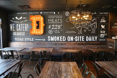 Bbq Restaurant Design, Design Café, Rustic Restaurant, Barbecue Restaurant, Grill Restaurant, Bbq Restaurant, Burger Bar, Restaurant Concept, Restaurant Interior Design