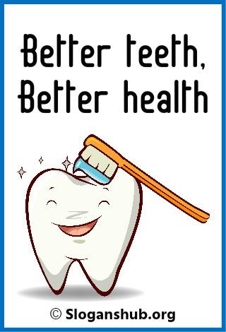 Below is a list of 37 Best Slogans On Dental Care. Slogans On Dental Care Make sure to brush your tooth. Caring for you & your smile. Teeth are wealth. Better teeth, Better health.  Keep teeth... Forever Toothpaste, Dental Care Tips, Dental Slogans, Tooth Quotes, Tooth Wallpaper, Best Slogans, Dentistry Quotes, Better Teeth, Teeth Quotes