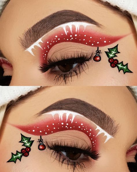 Mecca Makeup, Xmas Makeup, Christmas Eyeshadow, Holloween Makeup, Christmas Eye Makeup, Christmas Makeup Look, Beginners Eye Makeup, Work Makeup, Pinterest Makeup