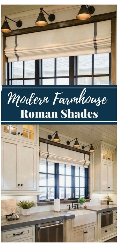 (paid link) A Visual Guide to the Most Popular Window Treatments. Large Kitchen Window Treatments, Large Window Treatments Living Rooms, Farmhouse Kitchen Window Treatments, Kitchen Window Treatments Ideas, Farmhouse Kitchen Window, Large Window Treatments, Popular Window Treatments, Dining Room Window Treatments, Ad Kitchen