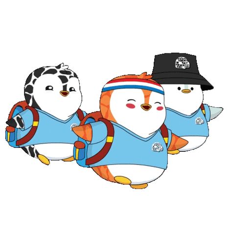 Penguin Animation, Cartoon Gif, Penguin Sticker, Back 2 School, School Stickers, Cartoon Gifs, School Time, 귀여운 동물, First Day Of School