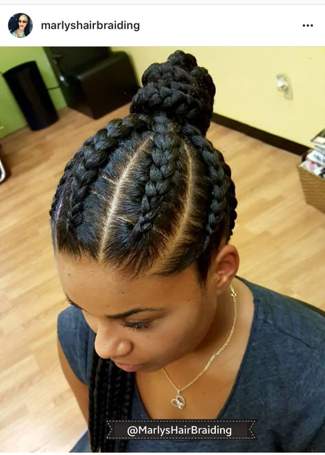 Up do Big Braids Styles, Cornrow Hairstyles Without Extensions, Hairstyles Without Extensions, Natural Cornrow Hairstyles, Flat Twist Hairstyles, Black Hair Updo Hairstyles, Big Braids, Goddess Braids Hairstyles, African Hair Braiding Styles