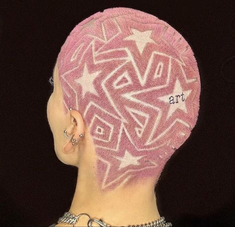 Shaved Head Designs, How To Get Healthy, Shaved Design, Shaved Designs, Hair Colour Design, Healthy Shiny Hair, Trending Hair, Best Hair Color, Shaved Hair Designs