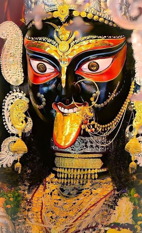 Boro Maa Kali Wallpaper, Naihati Boro Ma, Boro Maa Kali Naihati, Mother Kali Wallpapers, Boro Maa Kali, Kali Mata Wallpaper, Boro Maa, Krishna Kali, Kali Picture